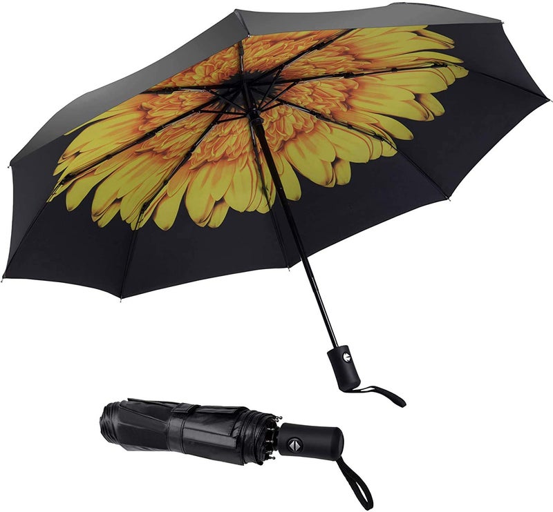 SY COMPACT Travel Umbrella Windproof Automatic Umbrellas Small Compact UV Sun Protection Factory Outlet Umbrella - Image 1